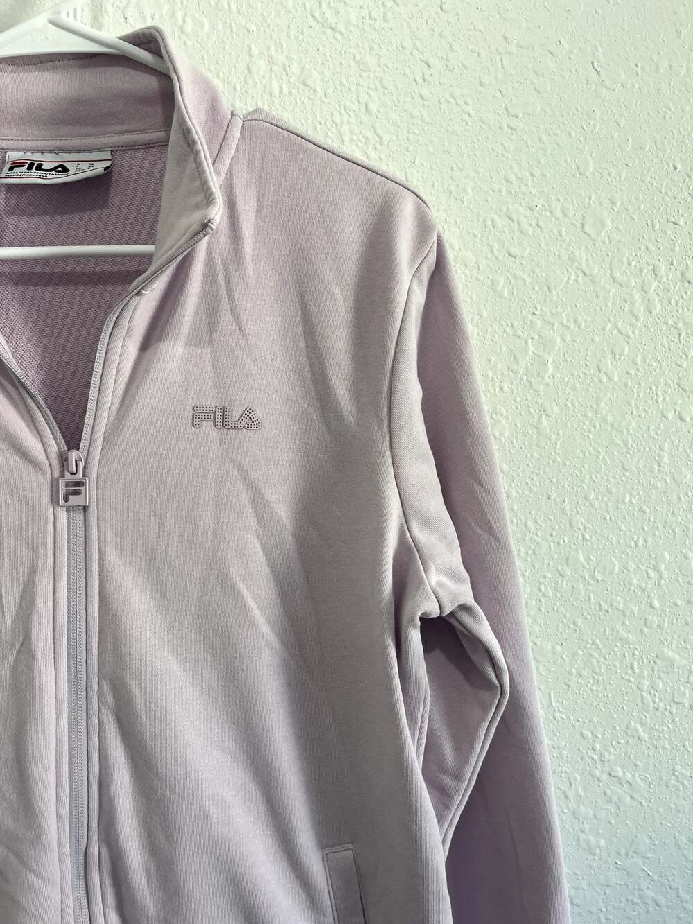 FILA Dusty Lavender Full-Zip Track Jacket